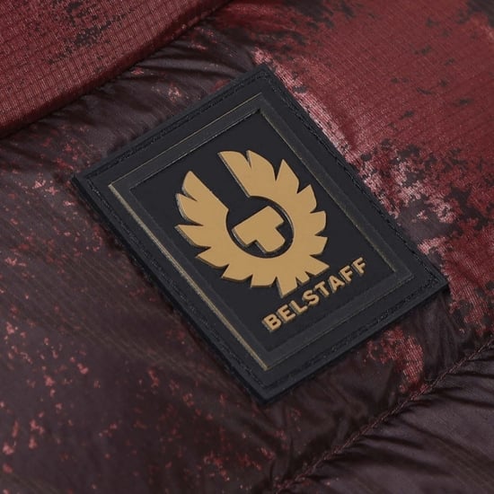 Belstaff Abstrakte Daunenjacke In Lavarot Mit Lorbeermuster - Image 3