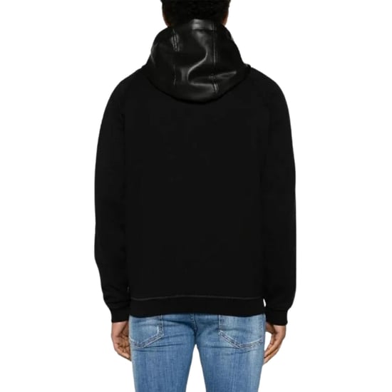 Dsquared2 Schwarze Kapuzenjacke Mit Kontrastfarben - Image 3