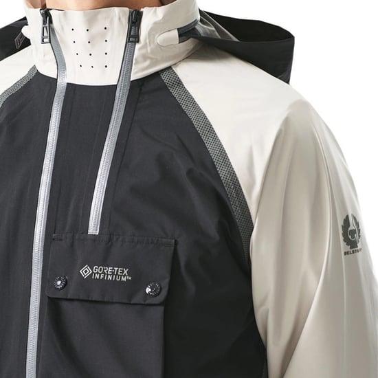 Belstaff Solid Twin Fawn Black Wasserdichte Trainingsjacke - Image 2