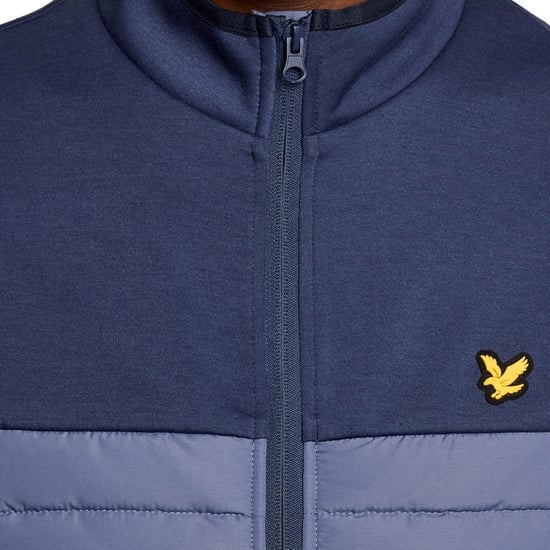 Lyle &amp; Scott True Indigo Sports Fleece Hybridjacke - Image 3