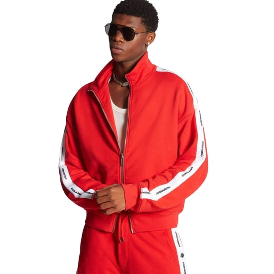 Dsquared2 Logo Tape Rote Trainingsjacke - Image 2
