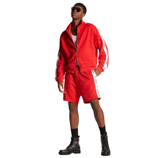 Dsquared2 Logo Tape Rote Trainingsjacke - Image 5