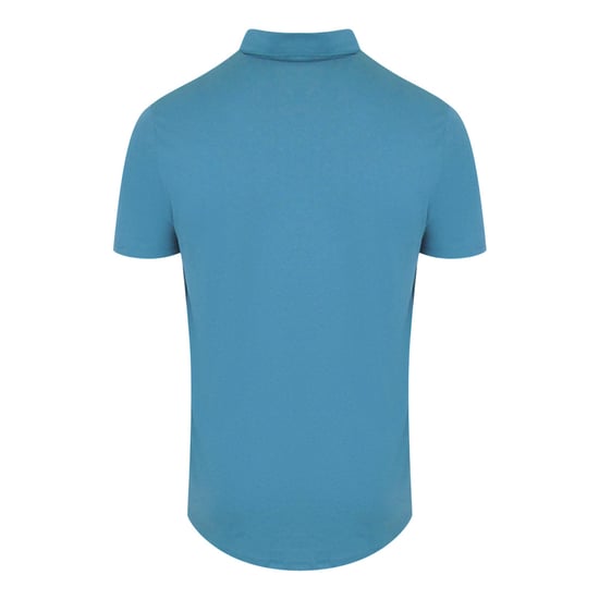 Aquascutum Active Cotton Polo Dry-fit Poloshirt In Avio-blau - Image 2