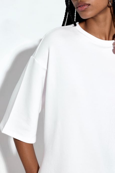 Damen Lockere Crew-Neck T-Shirt - Image 4