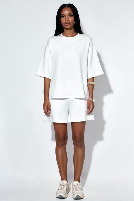 Damen Lockere Crew-Neck T-Shirt - Image 5