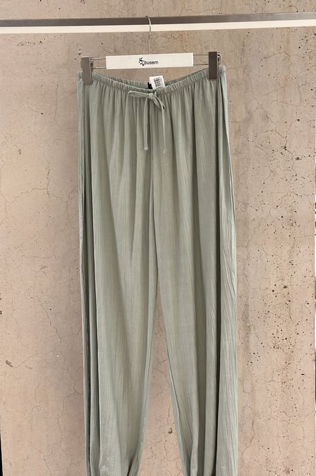 Hose mit elastischem Bund und Bindegürtel - Image 1
