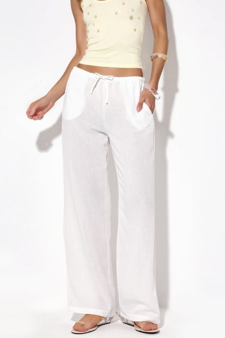 Damen gerade geschnittene Stoffhose - Image 1