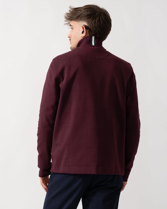 Ted Baker Actos Branded Half Zip Mason Pullover - Image 2