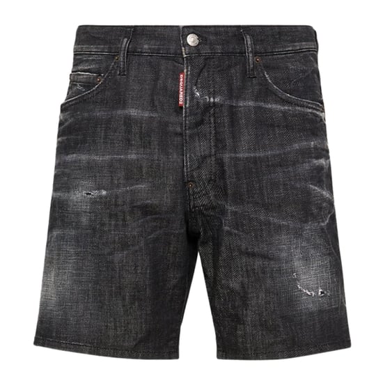 Dsquared2 Marine Bermuda Denim Schwarze Shorts - Image 1