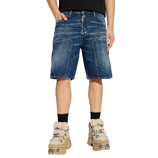 Dsquared2 Dark Semplice Carpenter Shorts Marineblau - Image 3