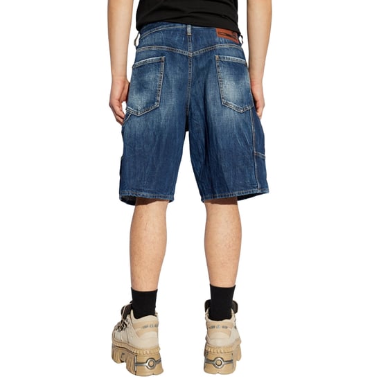 Dsquared2 Dark Semplice Carpenter Shorts Marineblau - Image 4