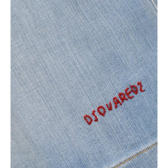 Dsquared2 Relaxed Fit Hellblaue Denim-shorts - Image 3