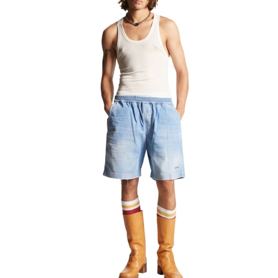 Dsquared2 Relaxed Fit Hellblaue Denim-shorts - Image 4