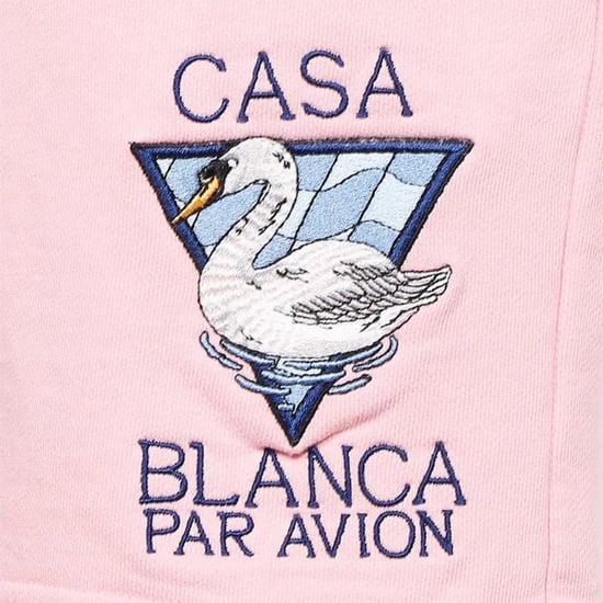 Casablanca Bestickte Casablanca Par Avion Rosa Shorts - Image 3