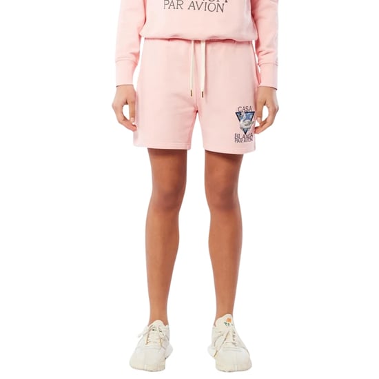 Casablanca Bestickte Casablanca Par Avion Rosa Shorts - Image 4