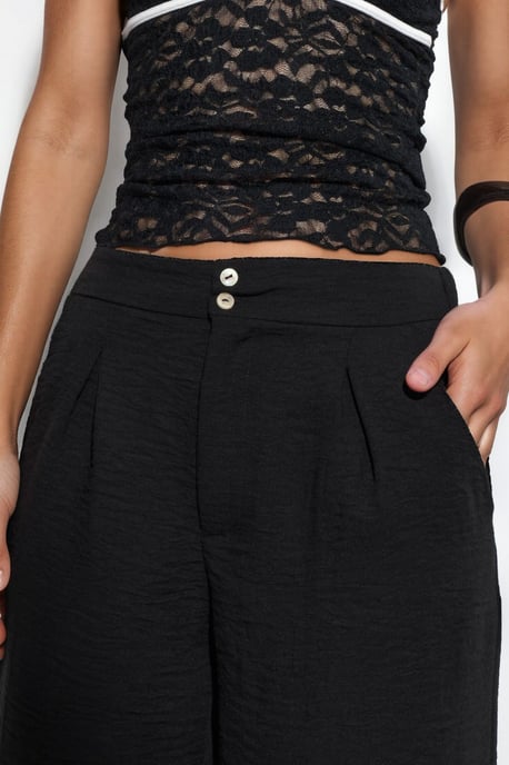 Damen Hochbundweite Hosen mit weitem Bein - Image 4