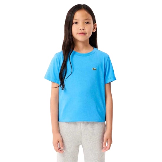 Lacoste - "Basic" T-Shirt für Kinder, Regulär (Blau) - Image 3