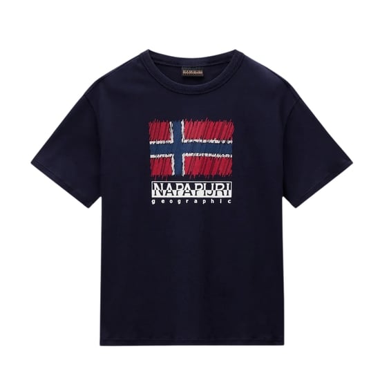 Napapijri - "Adige" T-Shirt für Kinder, Rundhalsausschnitt (Meeresblau) - Image 1