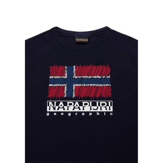 Napapijri - "Adige" T-Shirt für Kinder, Rundhalsausschnitt (Meeresblau) - Image 3