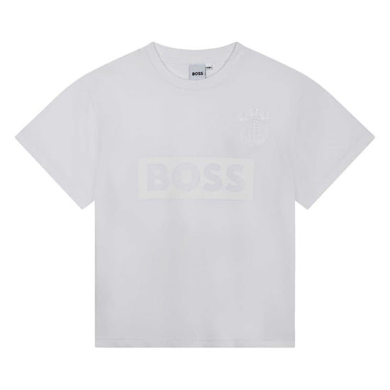 Boss - T-Shirt für Kinder, Rundhalsausschnitt, Regulär (Weiß) - Image 1