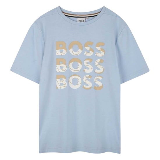 Boss - T-Shirt für Kinder, Rundhalsausschnitt (Persisch Blau) - Image 1