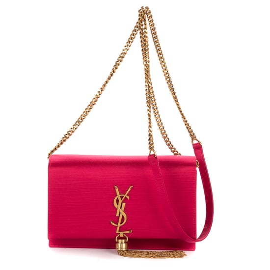 Satin Kate Tassel Schultertasche - Image 1