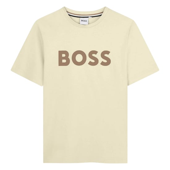 Boss - T-Shirt für Kinder (Cremefarbe) - Image 1