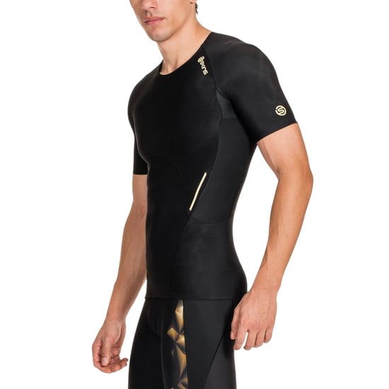 Skins - "A400" Kompressions-Shirt für Herren, Performance, Training (Schwarz) - Image 3