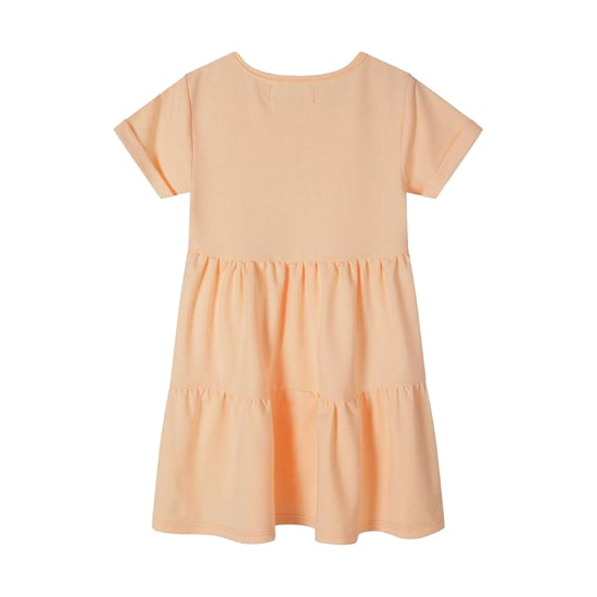 Minoti - Kleid für Mädchen, Gestaffelter Saum, kurzärmlig (Orange) - Image 3
