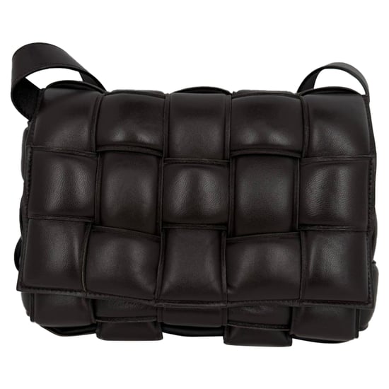 Bottega Veneta Cassette Gepolsterte Umhängetasche aus braunem Lammleder - Image 3