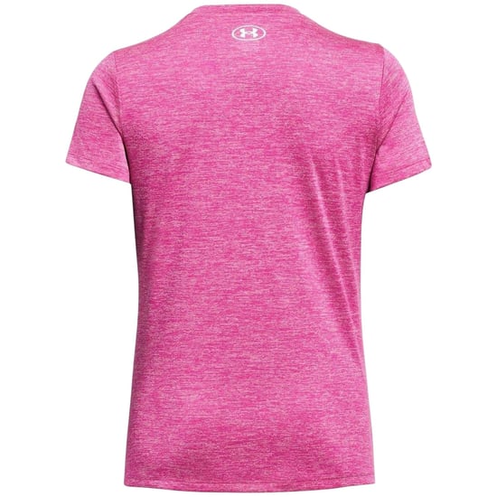 Under Armour - T-Shirt für Damen, V-Ausschnitt, lose Passform (Leuchtend Pink) - Image 2