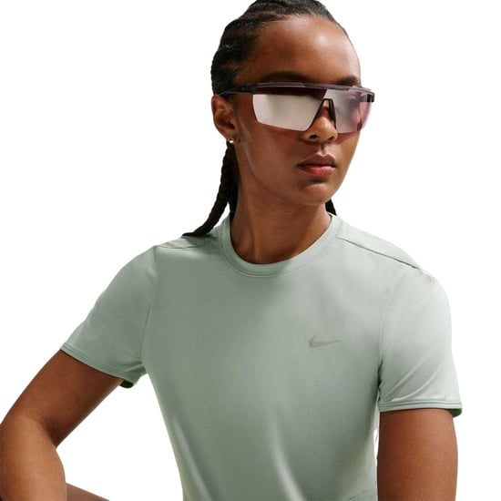 Nike - "Swift" T-Shirt für Damen, Dri-FIT, Laufen (Grün) - Image 3