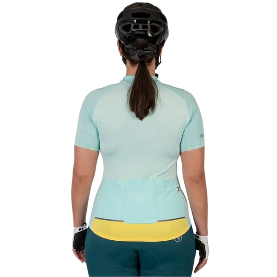 Endura - Trikot für Damen, Durchgehender Reißverschluss, Raglanärmel (Gletscher-Blau) - Image 3