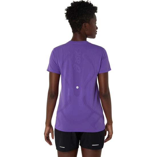 Asics - T-Shirt für Damen, Nahtlos, Athletisch, kurzärmlig (Violett) - Image 2