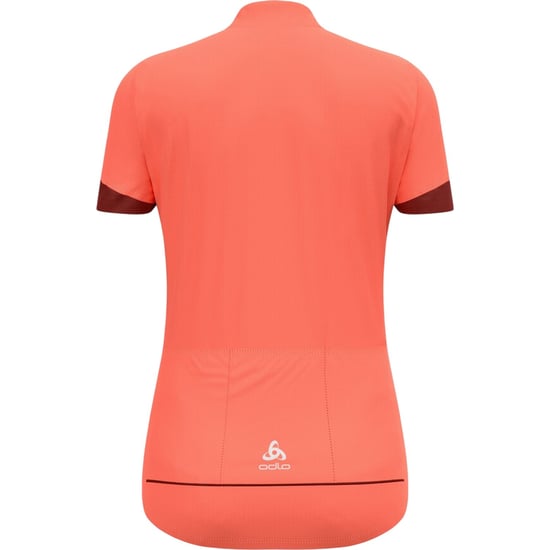 Odlo - Radfahr-Trikot für Damen, Regulär (Koralle) - Image 2