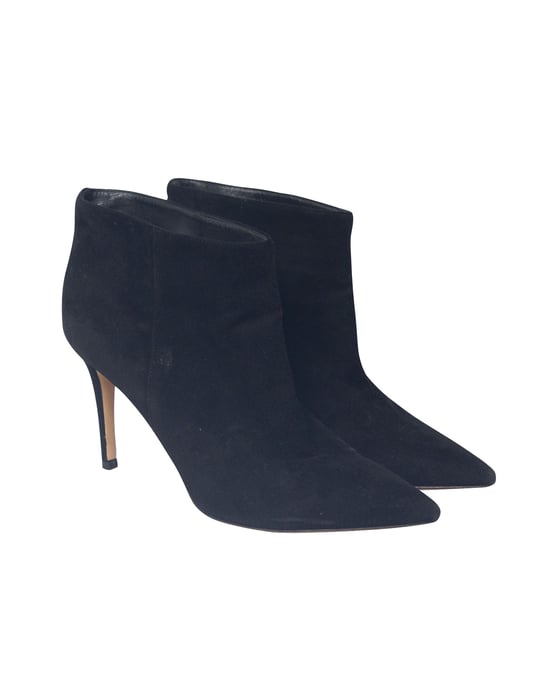 Gianvito Rossi Stiletto-Stiefel aus schwarzem Wildleder - Image 3