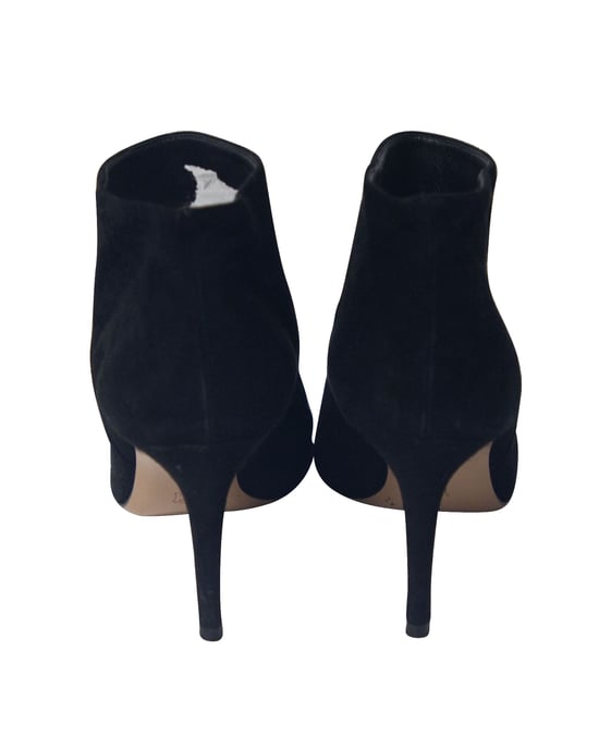 Gianvito Rossi Stiletto-Stiefel aus schwarzem Wildleder - Image 4