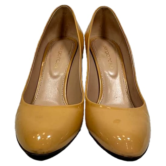 Sergio Rossi Pumps aus beigem Lackleder - Image 3