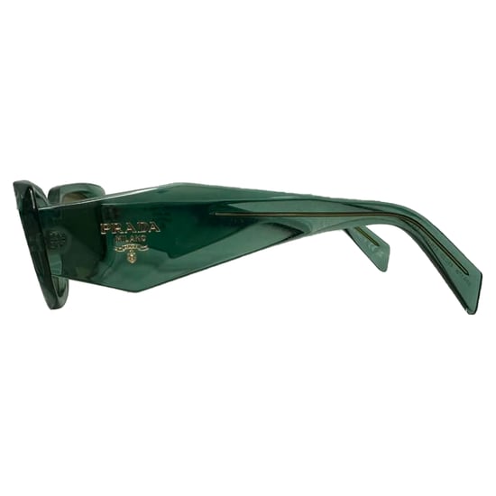 Prada SPR17W Rechteckige Sonnenbrille aus Olivenacetat - Image 5