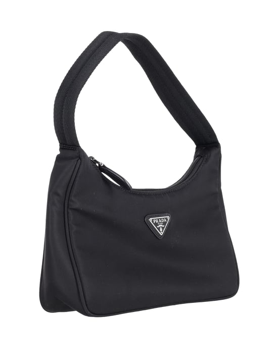 Prada Re-Edition 2005 Re-Nylon Mini-Tasche aus schwarzem Nylon - Image 2
