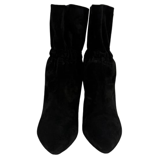 Saint Laurent Étienne Elastische Stiefeletten aus schwarzem Wildleder - Image 2