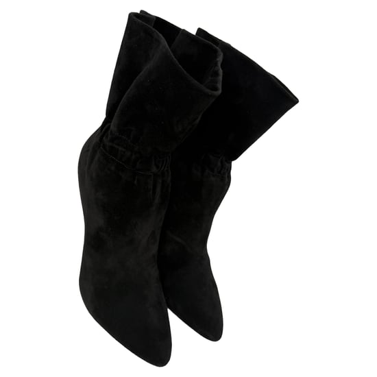 Saint Laurent Étienne Elastische Stiefeletten aus schwarzem Wildleder - Image 5