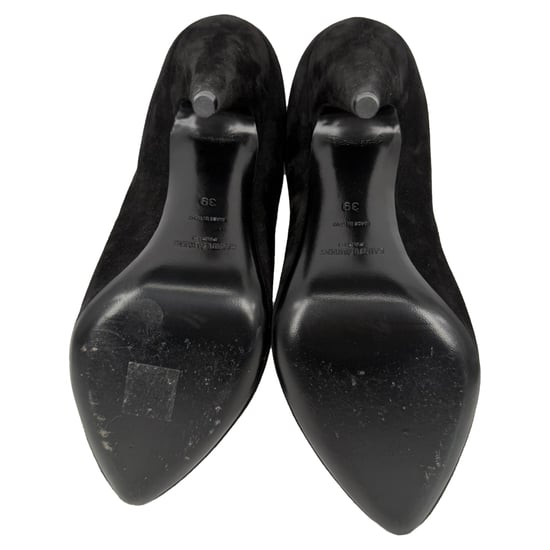 Saint Laurent Étienne Elastische Stiefeletten aus schwarzem Wildleder - Image 6
