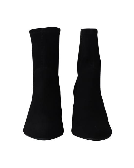 Stuart Weitzman Yuliana 80 Stiefeletten aus schwarzem Wildleder - Image 2