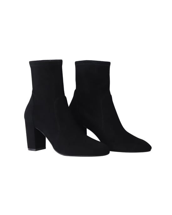 Stuart Weitzman Yuliana 80 Stiefeletten aus schwarzem Wildleder - Image 3