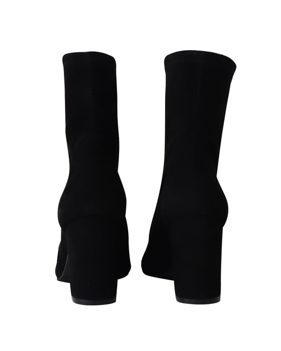 Stuart Weitzman Yuliana 80 Stiefeletten aus schwarzem Wildleder - Image 4
