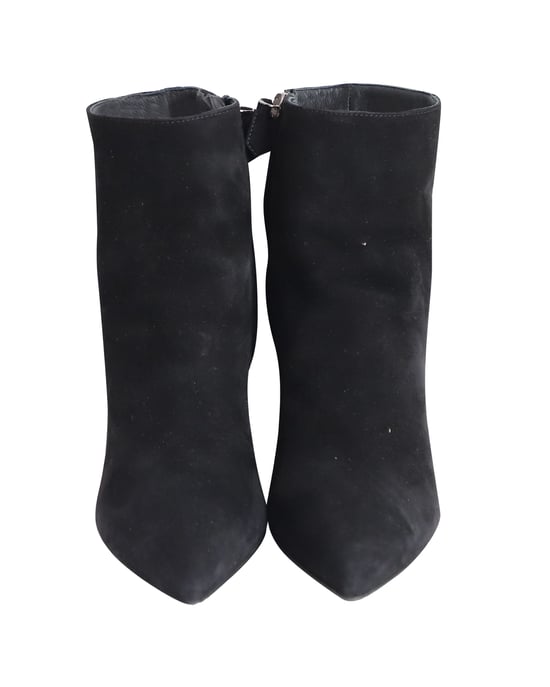 Prada Ankle Boots aus schwarzem Wildleder - Image 2