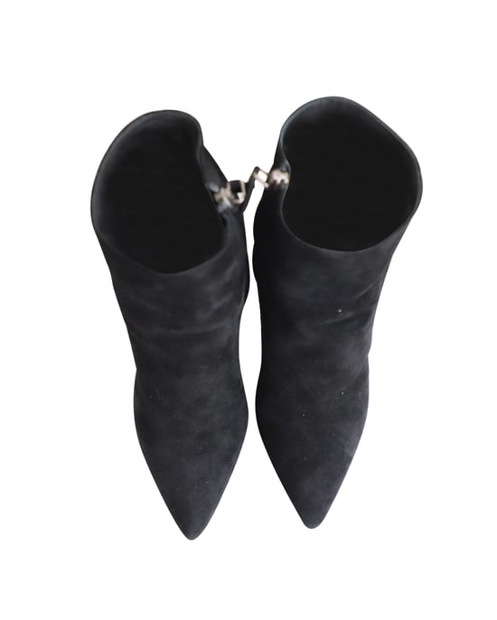 Prada Ankle Boots aus schwarzem Wildleder - Image 6