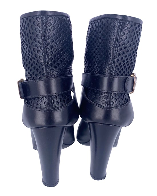 Sergio Rossi Damenstiefel aus schwarzem Leder - Image 4