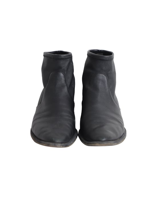 Alexander Wang Kori Stretch Stiefeletten aus schwarzem Leder - Image 2